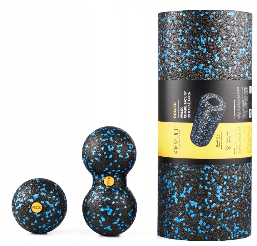 ZESTAW EPP ROLLER WAŁEK DO MASAŻU PIŁKA DUOBALL