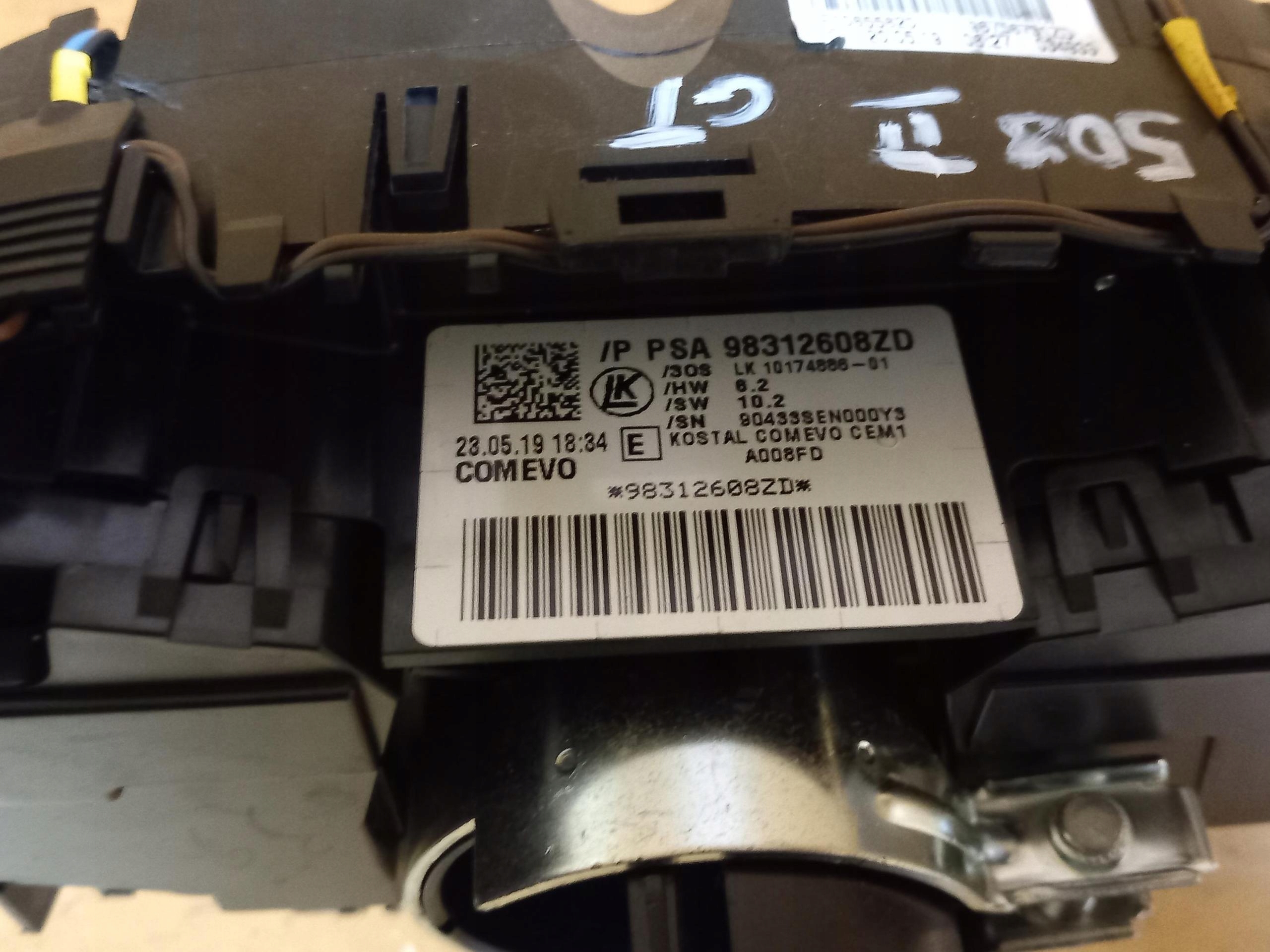 DEVIO LUCI TERGICRISTALLO TERGI DEVIO LUCI DEVIO PEUGEOT 508 II GT 96756731ZD