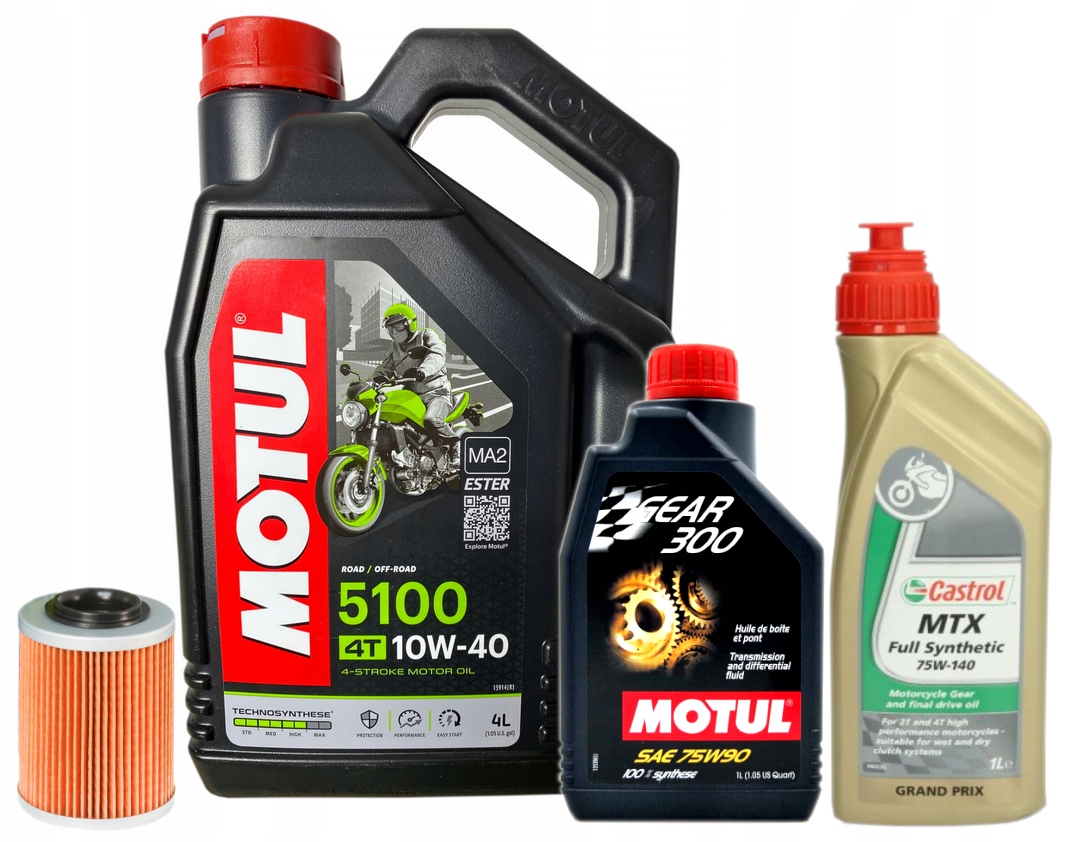 ZESTAW OLEJ MOTUL FILTR CAN-AM OUTLANDER RENEGADE