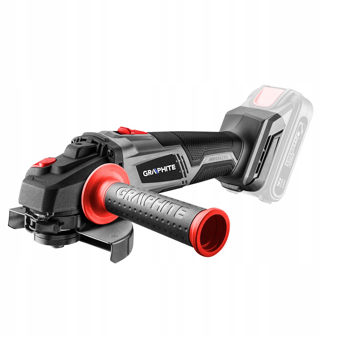 Szlifierka kątowa akumulatorowa bezszczotkowa Energy+ 18V tarcza 125mm