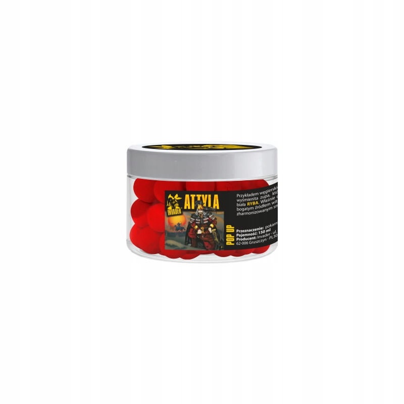 Kulki Pop Up Invader Attyla 150 ml Truskawka Ryba