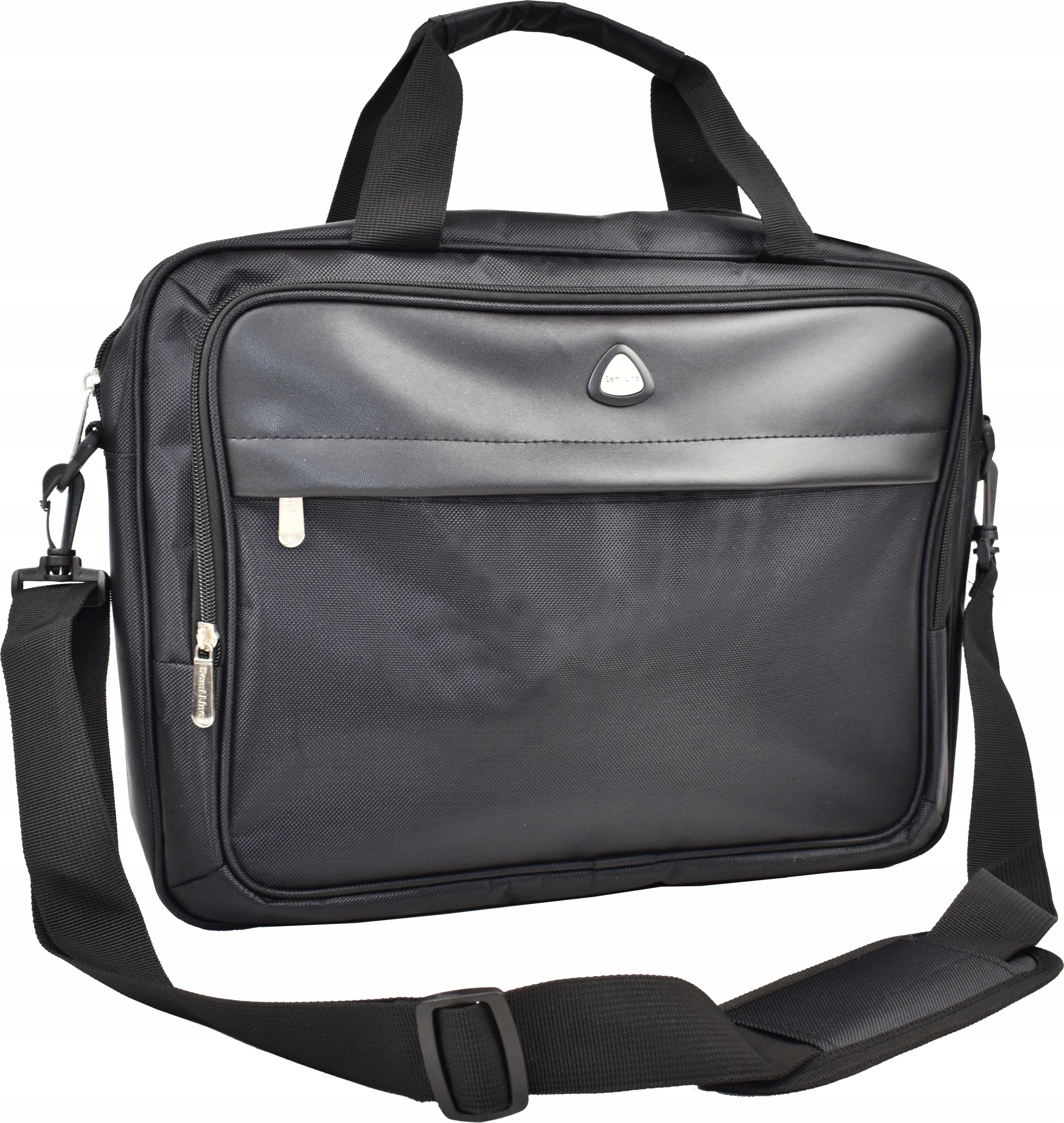 TORBA TECZKA BIZNESOWA NA LAPTOPA 15,6 - CZARNA