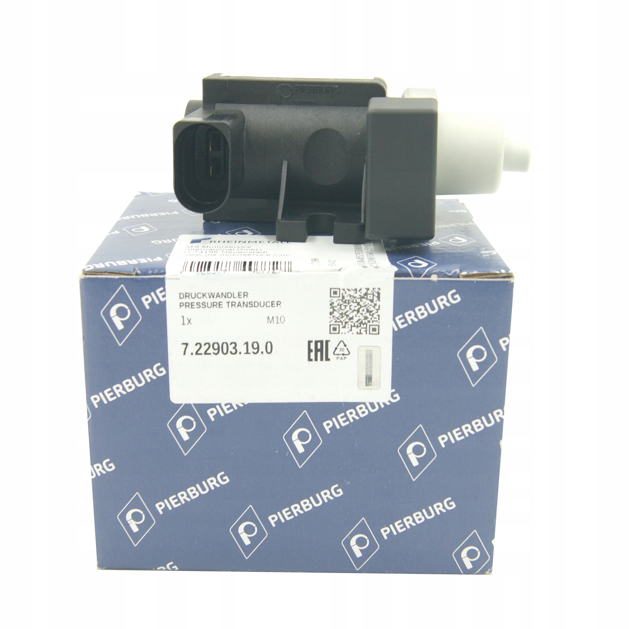 ZAWÓR CIŚNIENIA TURBINY N75 DO AUDI A4 B6 1.9TDI Numer katalogowy części 7.22903.19.0