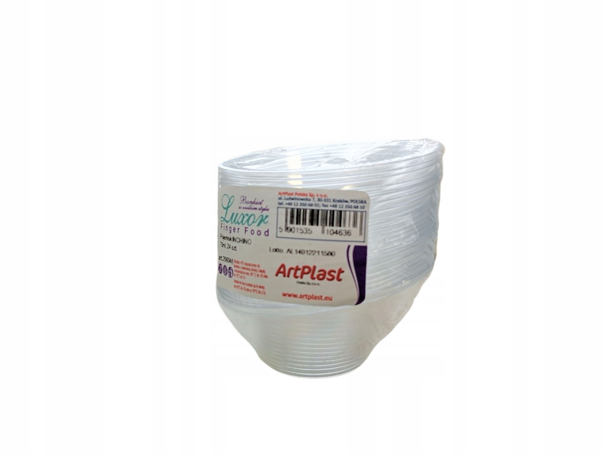 

Pojemnik jednorazowy Artplast Luxor 70 ml 24 szt.