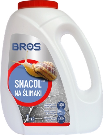 

Bros Snacol 1kg środek trutka na ślimaki (butelka)