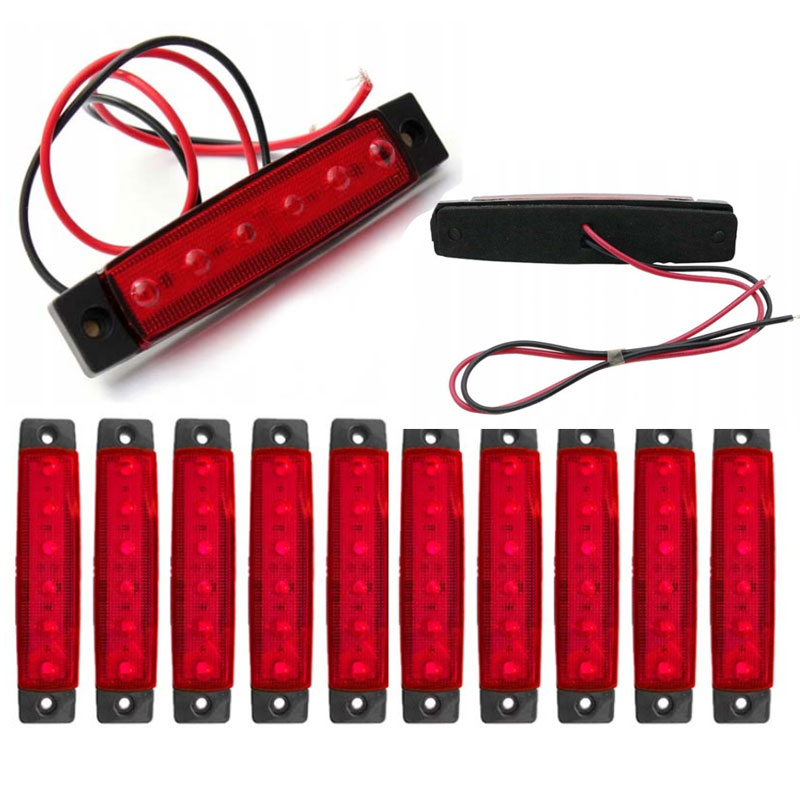 

10x Lampa Obrysowa Obrysówka Diodowa Led Obrysówki