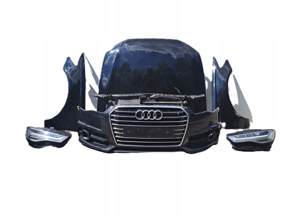 AUDI A6 C7 LIFT PRZÓD MASKA ZDERZAK BŁOTNIK FULL LED S-LINE LY9T