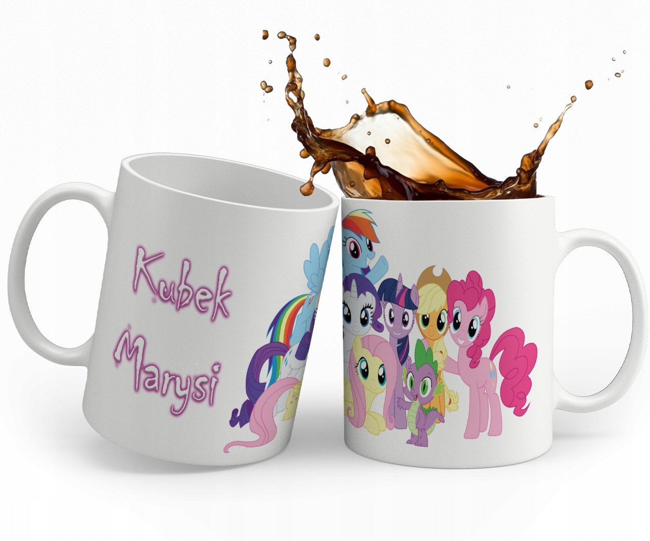 Kubek My Little Pony Imie Kartonik