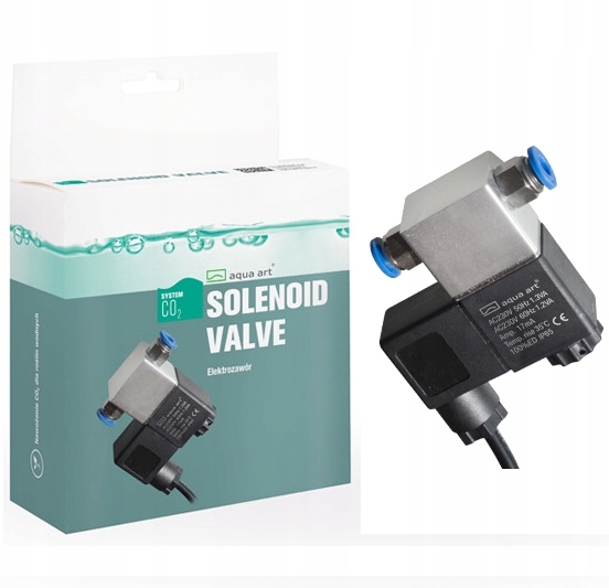 

Aqua Art Elektrozawór CO2 230V Szybko-złączki