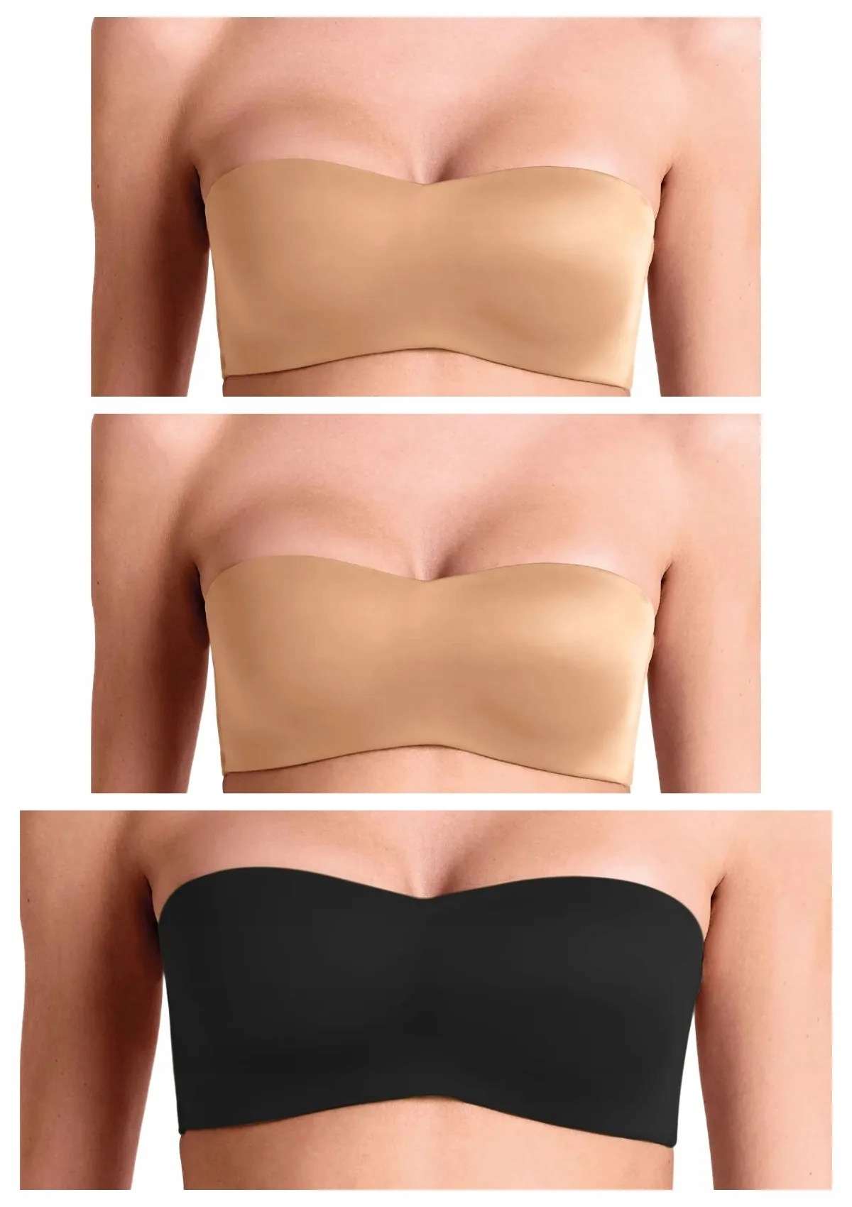 Lormar Feel Ultrashine podprsenka 3 ks 2x zlatá černá S