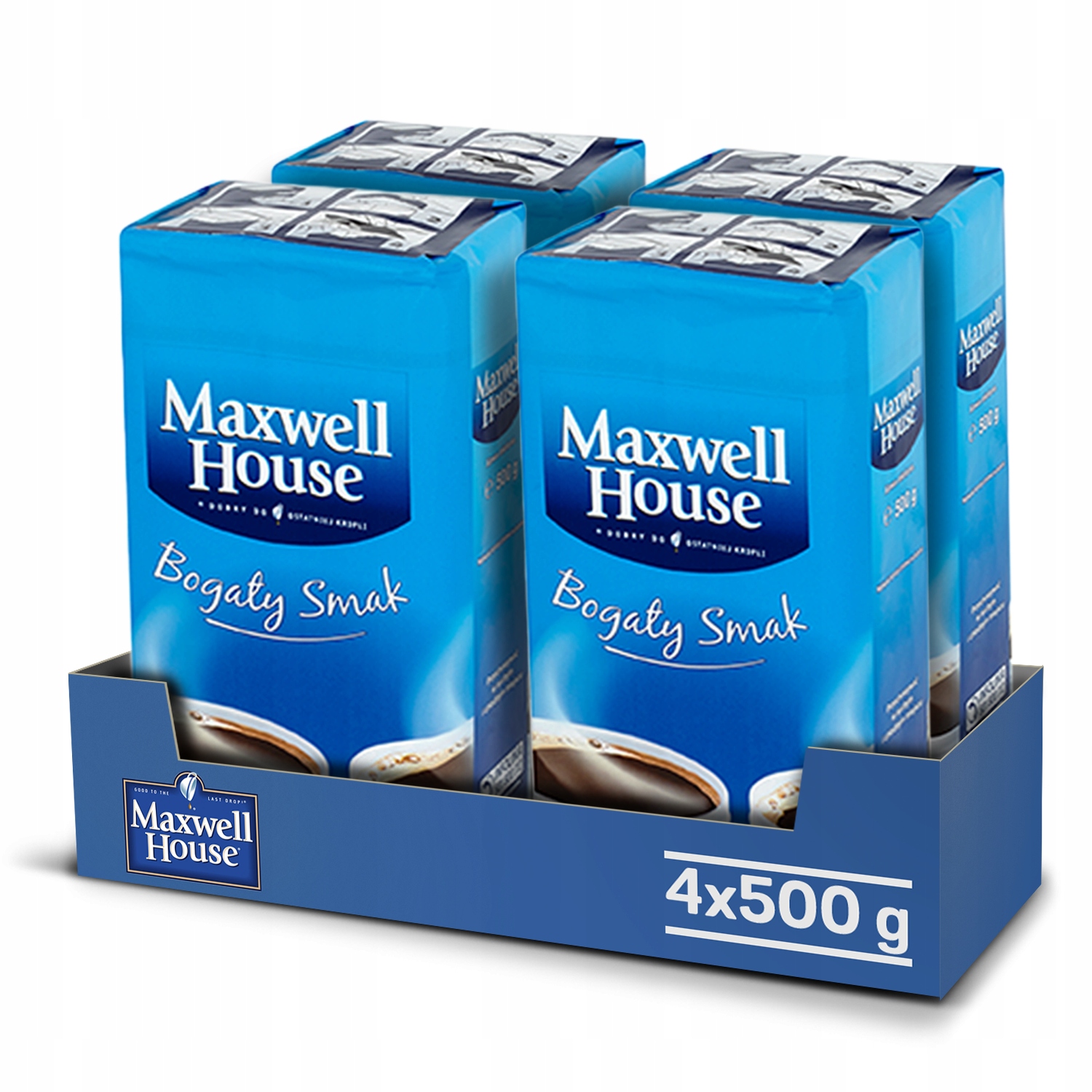 Kawa mielona Maxwell House zestaw kaw 4x 500 g Bogaty Smak