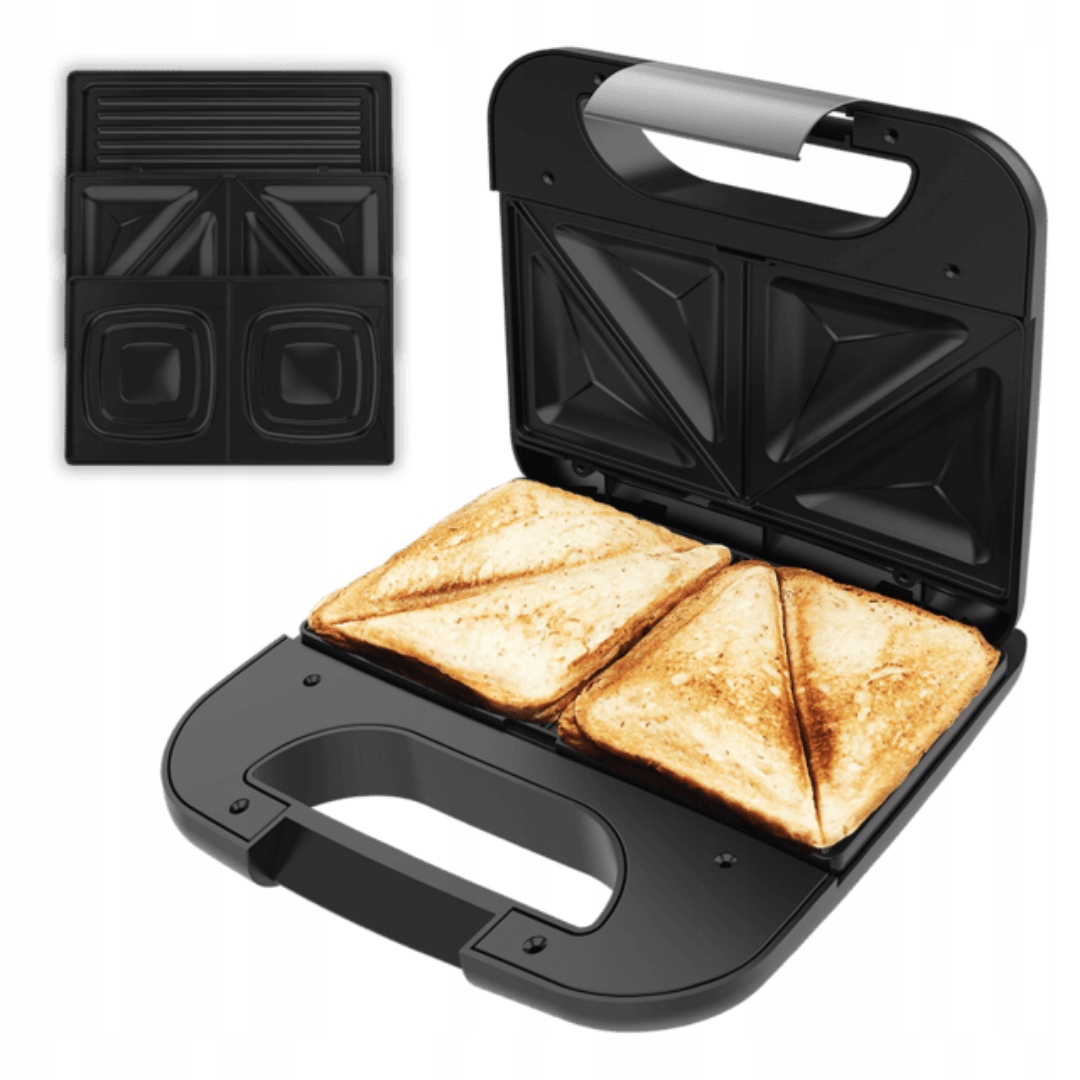 Toster opiekacz Cecotec Rock'nToast Combo Sandwich Maker Czarny 800W