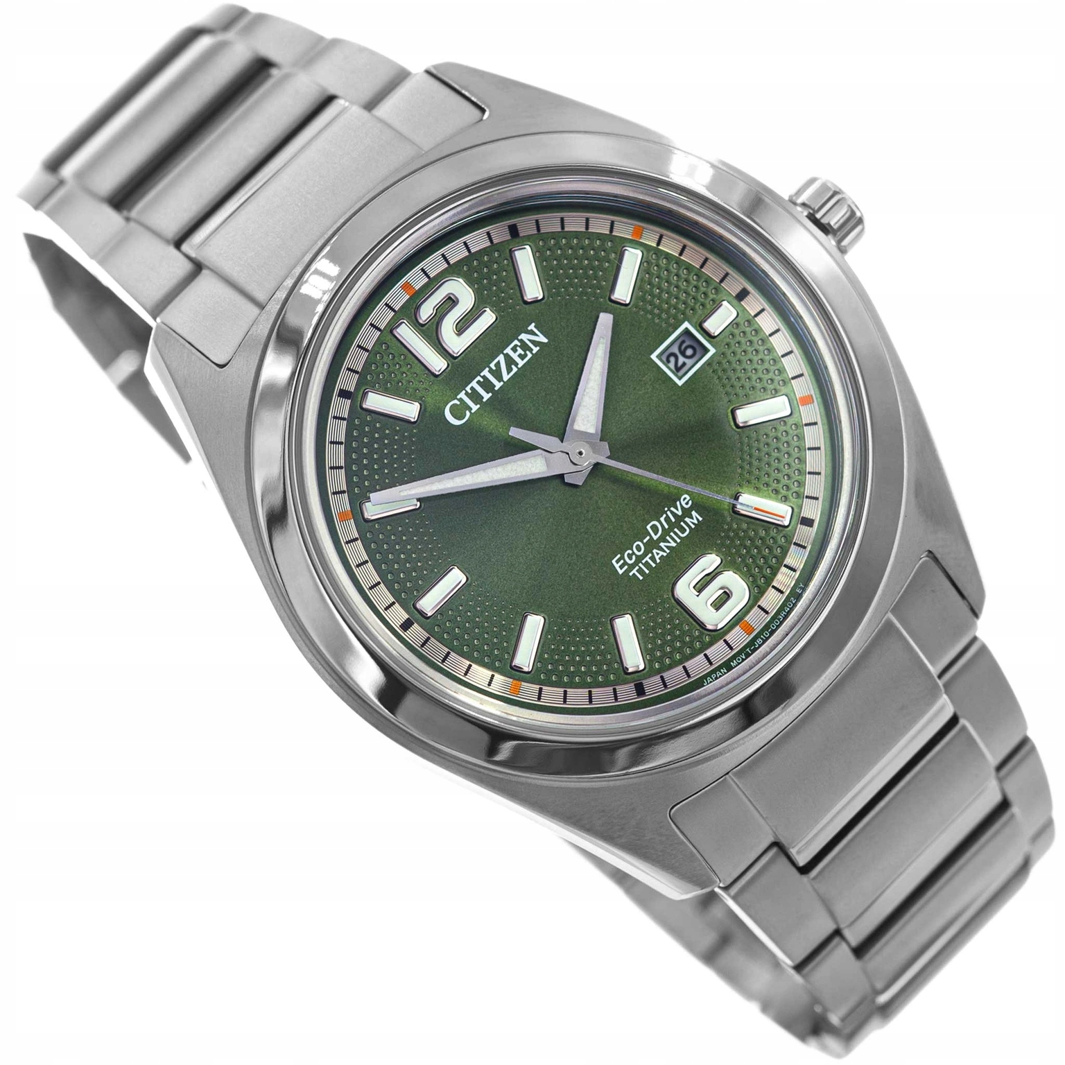 Pánské Hodinky Citizen AW1641-81X Titanium Stříbrné Na Náramku Data