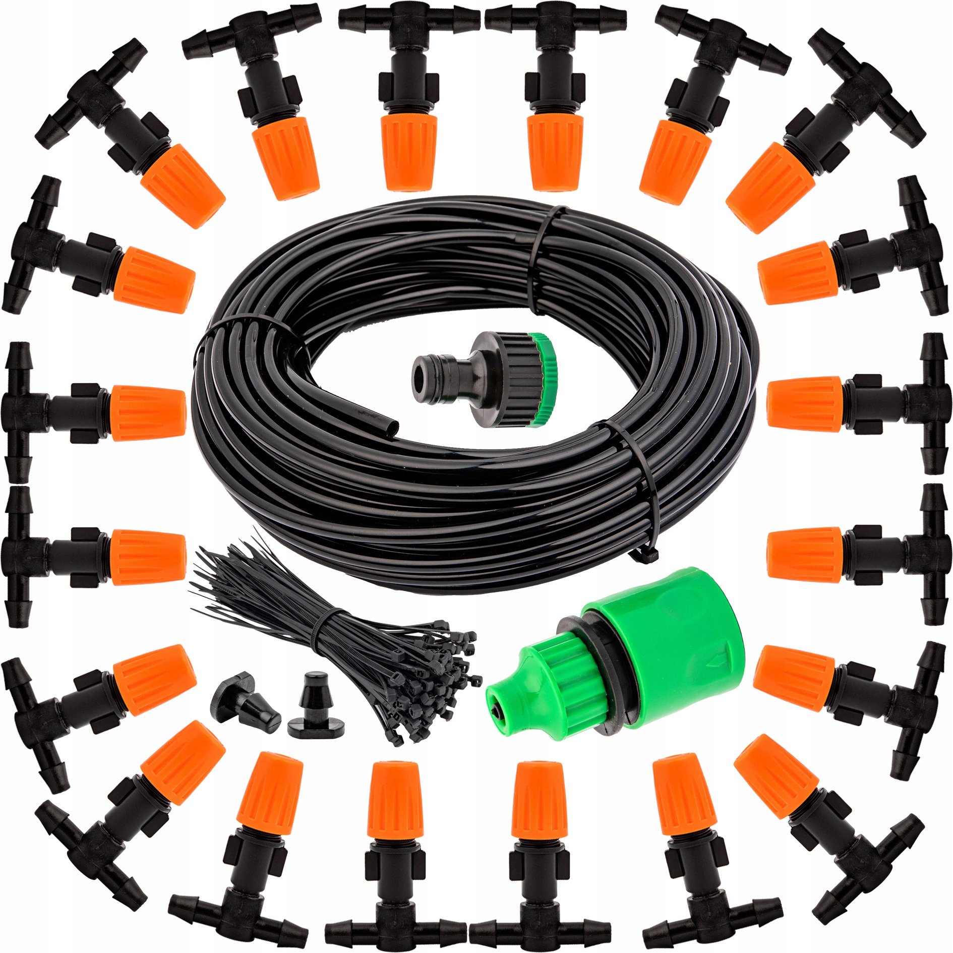 

Zestaw Ogrodowa Kurtyna Wodna 20m Mgiełka Zraszacz