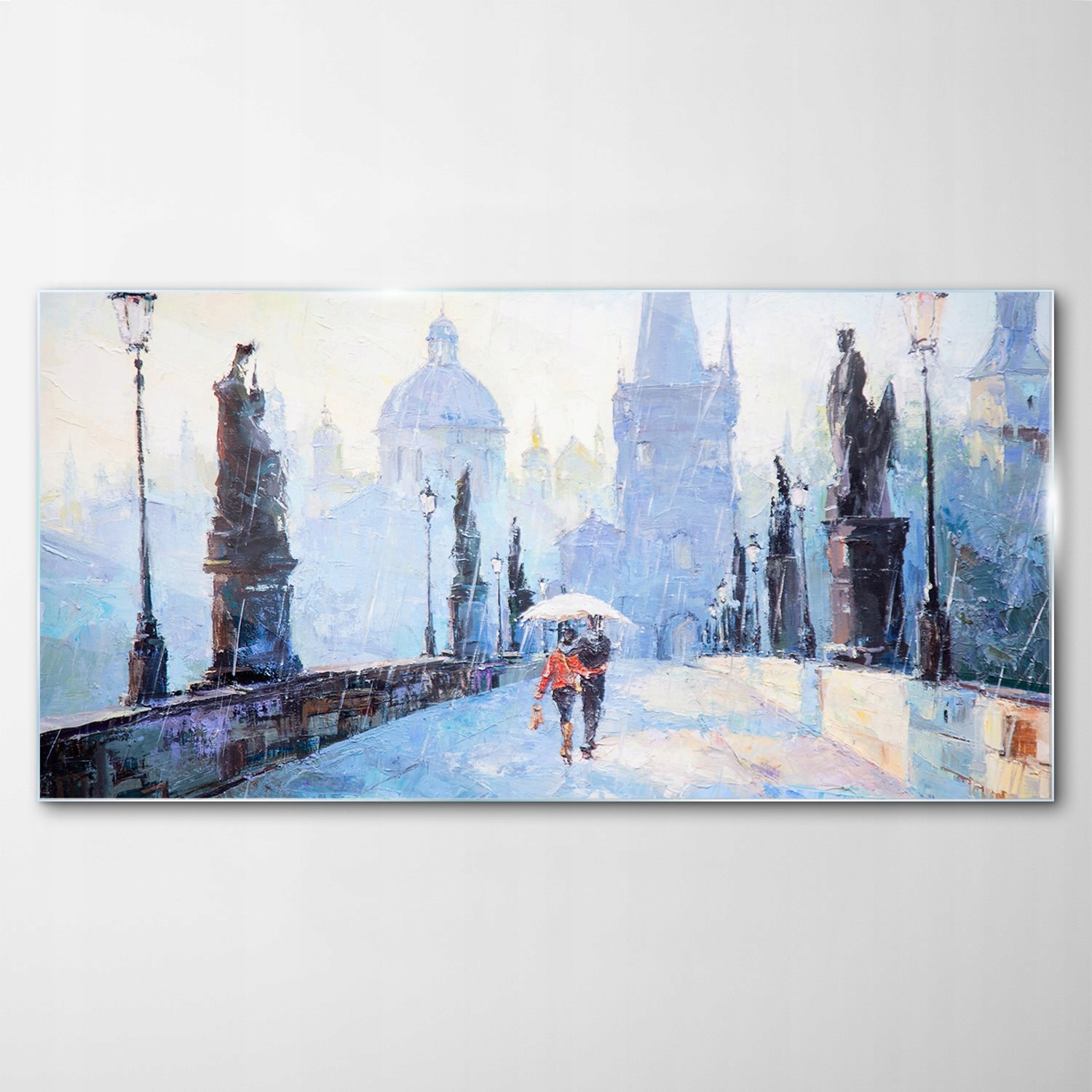 

Obraz na Szkle Dekor Deszcze Sztuka Miłość 120x60