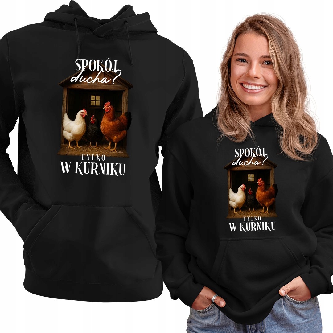 Klid v duši? Pouze v kurníku Dámská Mikina S Potiskem Slepice Chovatele Slepic