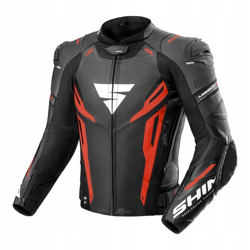 Motocyklová bunda Shima Mission St Black/red čierna červená Darčeky