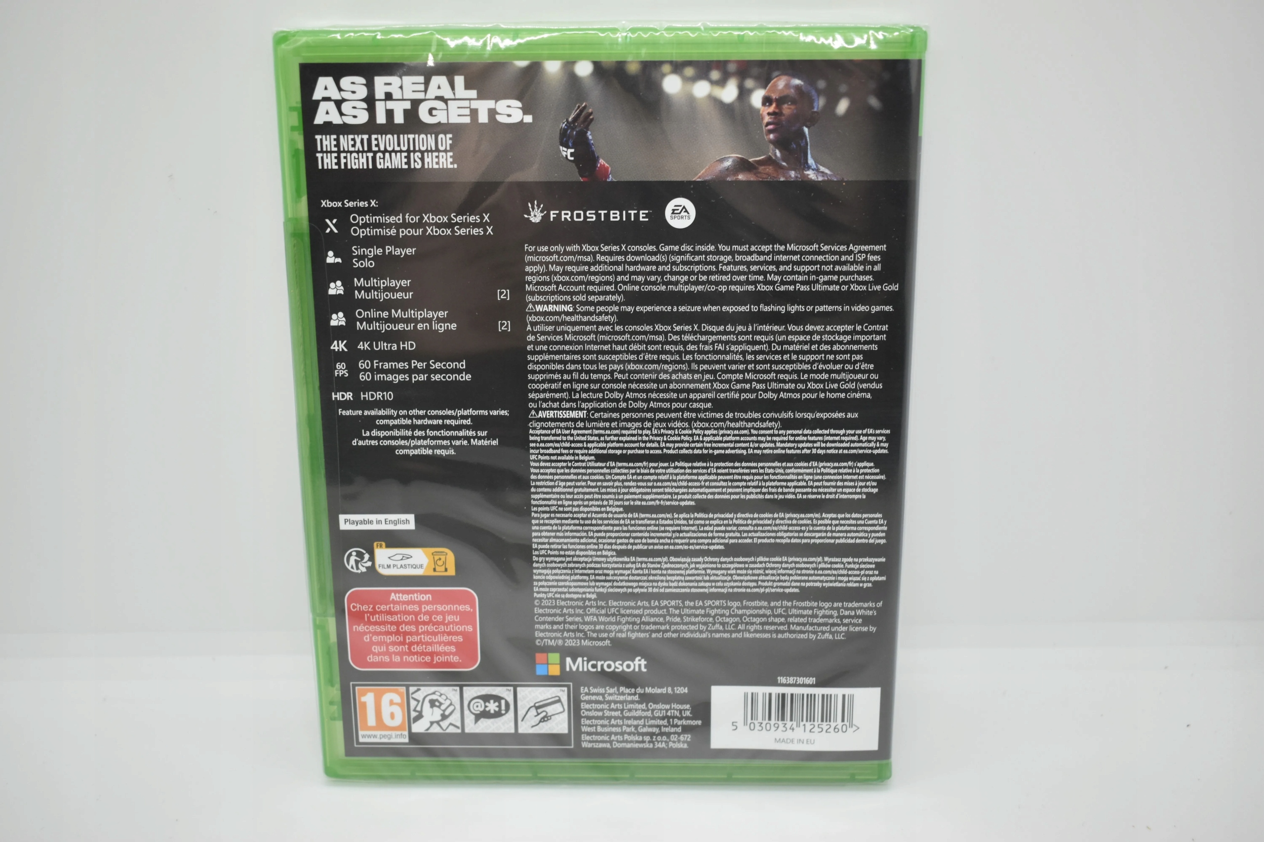 EA SPORTS UFC 5 XSX Wersja gry pudełkowa