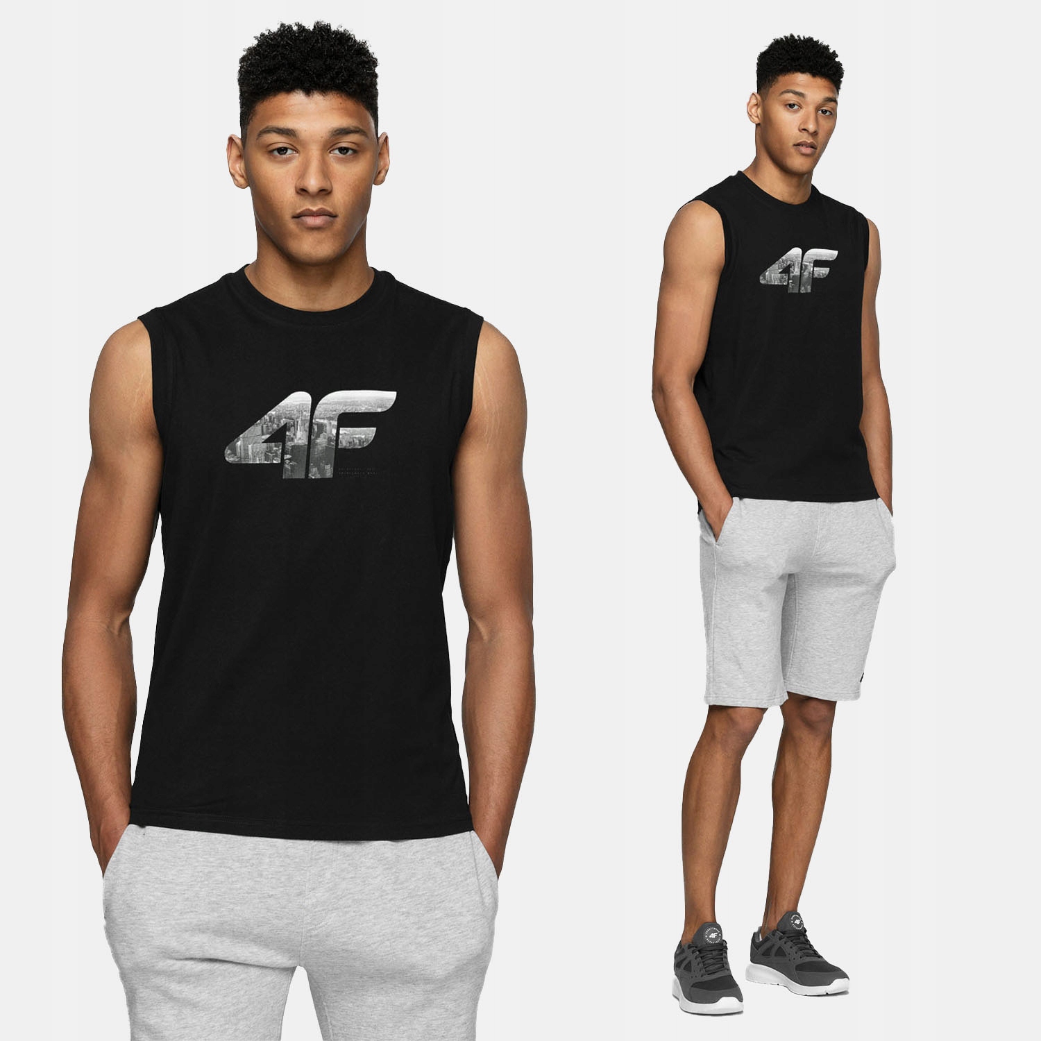 KOSZULKA MĘSKA 4F BEZ RĘKAWÓW BEZRĘKAWNIK BAWEŁNA TOP LIMITOWANA SS24M114 Płeć mężczyzna