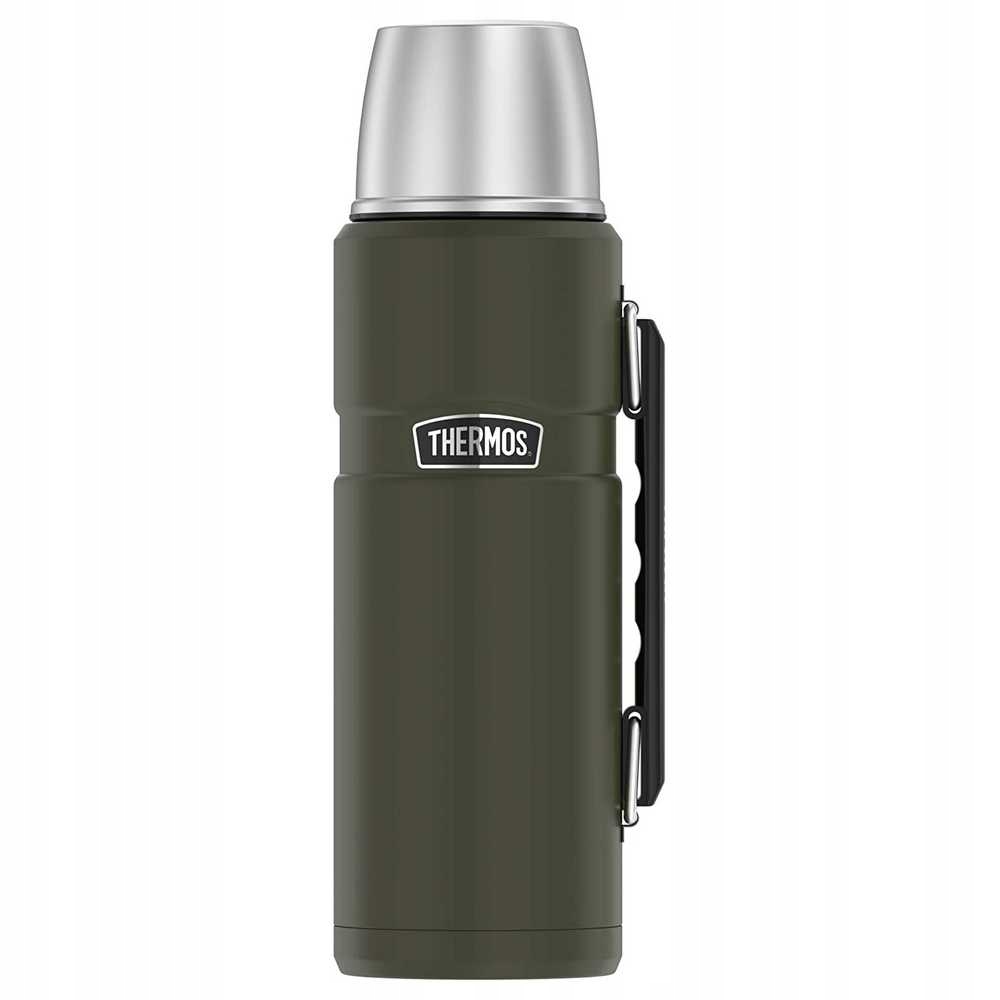 Termoska s držákem na nápoje 470 ml Thermos vojenská zeleň