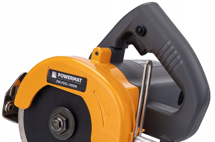 PRZECINARKA TARCZOWA DO PŁYTEK GRESU 1400W 125mm Maksymalna grubość cięcia płytki przy 90 stopniach 26 mm