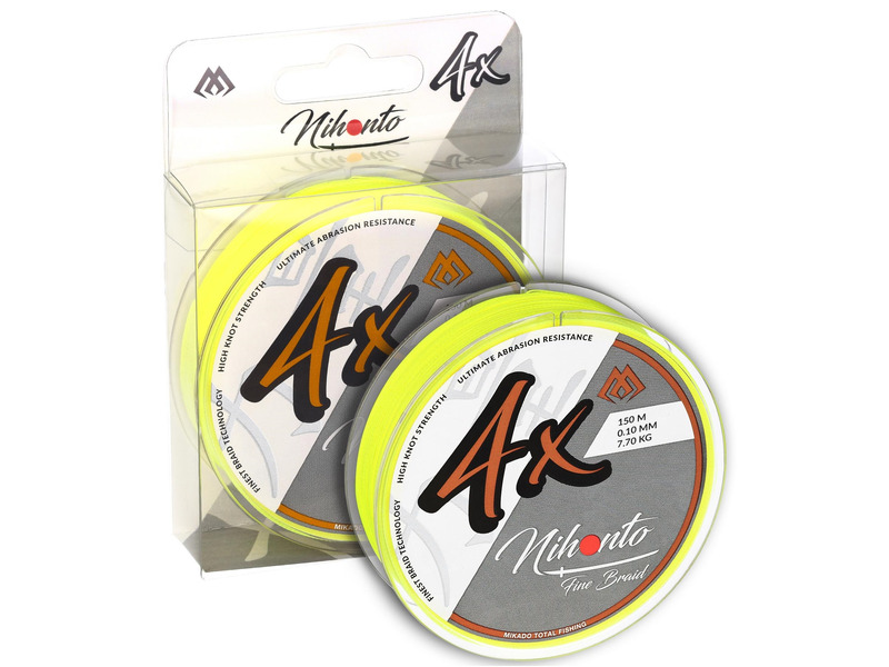 Plecionka Mikado Nihonto Fine Braid 0.14 mm 150 m Żółty
