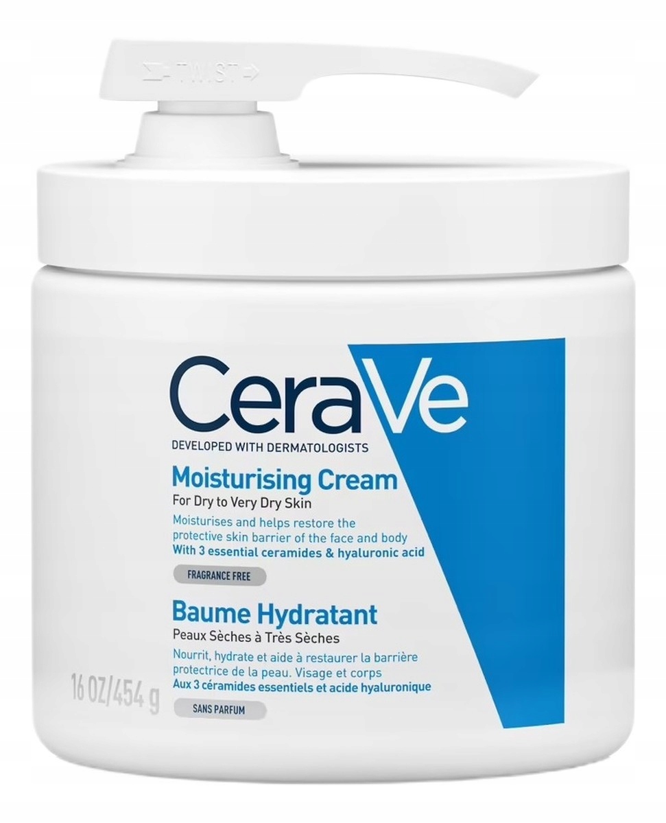 CeraVe Nawilżający Balsam dla skóry suchej i bardzo suchej z pompką 454g
