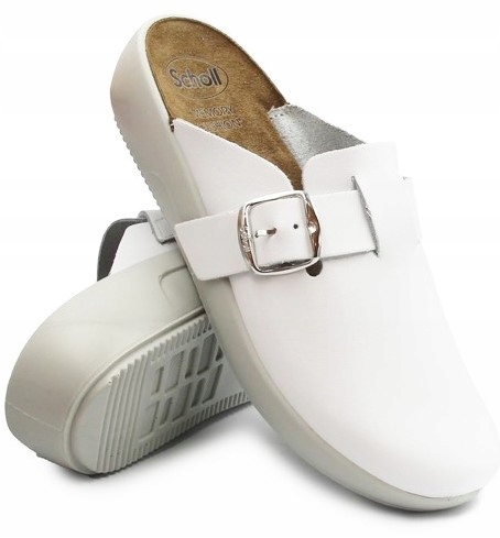 Bílé Nazouváky do práce Dámské lékařské Scholl Nilla 41