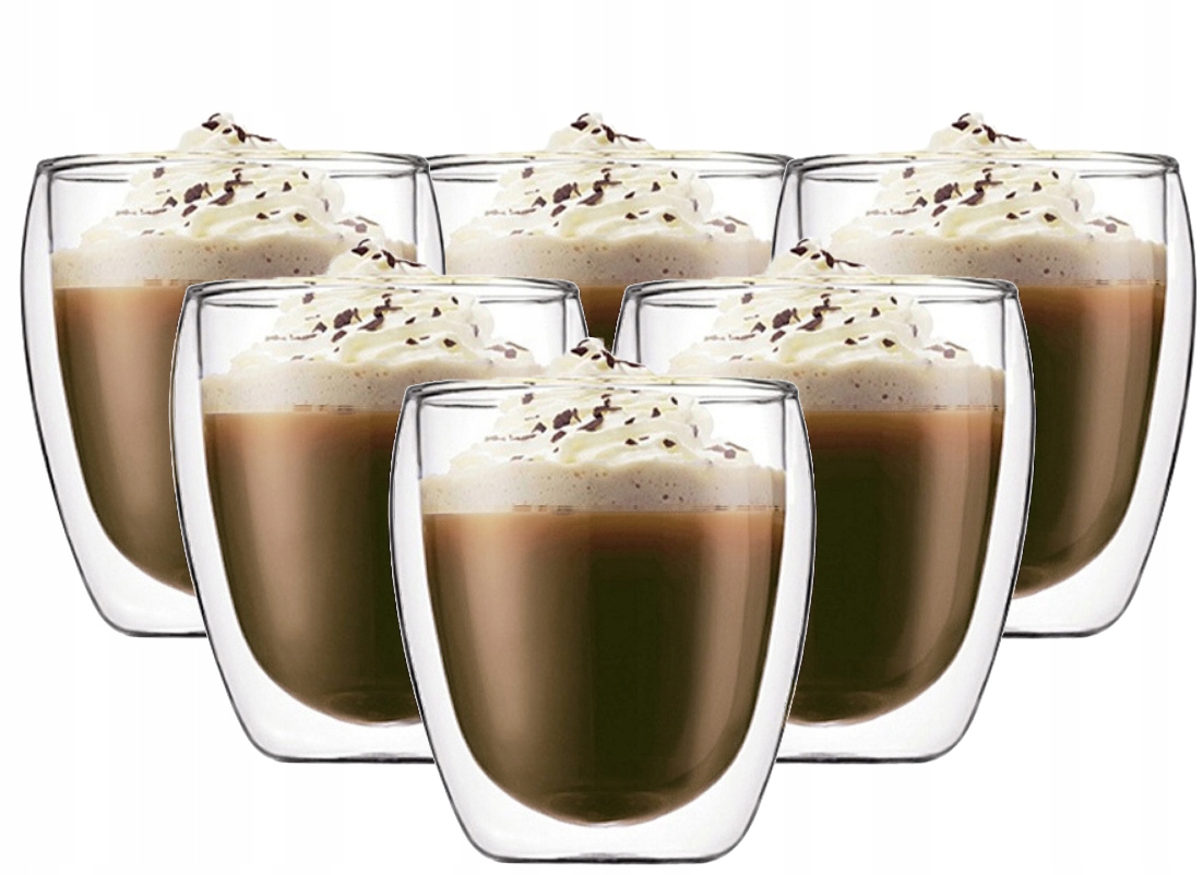 

Szklanki termiczne do kawy herbaty latte 250ml