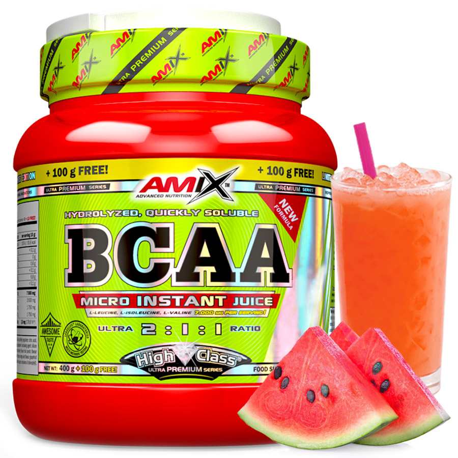 Amix aminokyseliny bcaa 500 g Raspberry Watermelon