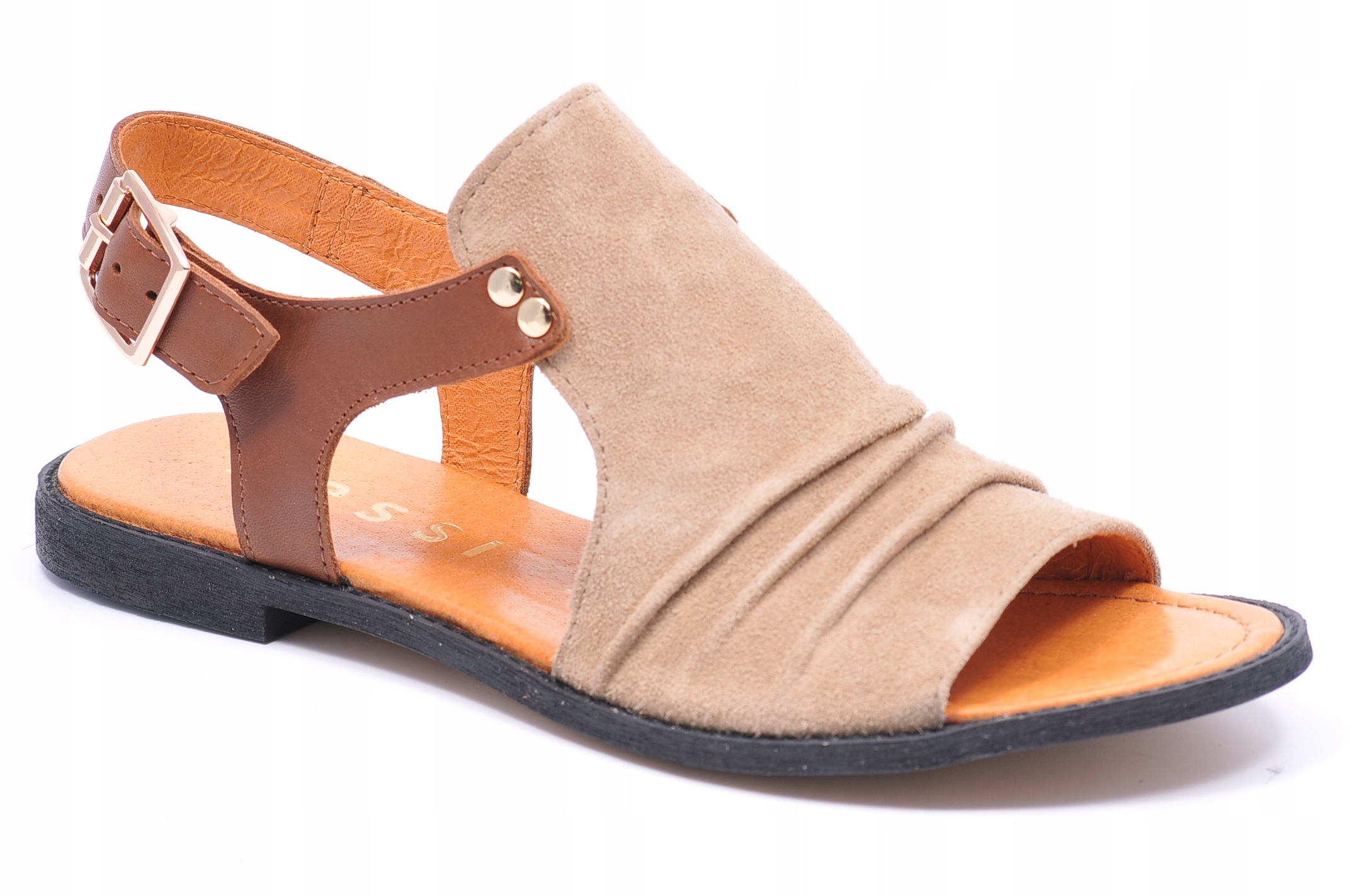 Sandály Nessi 20707 béžové W1 Velikost 36