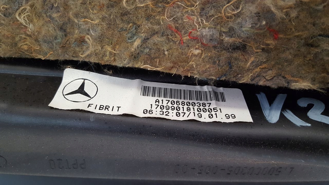 dashboard console tension belts Mercedes W170 SLK