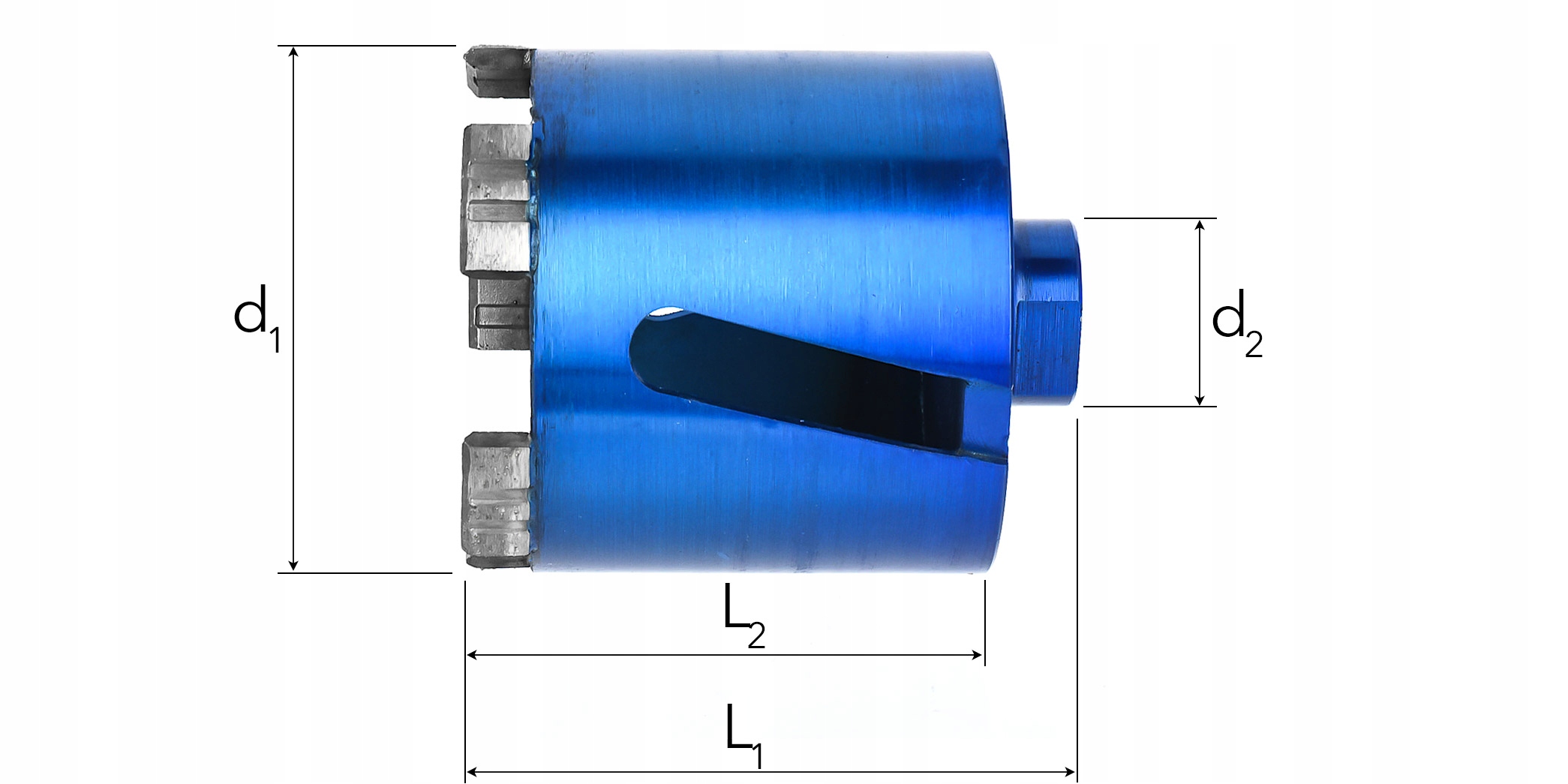 FI 82mm Wiertło Puszkowe Koronowe Diamentowe M16 Zasilanie elektryczne