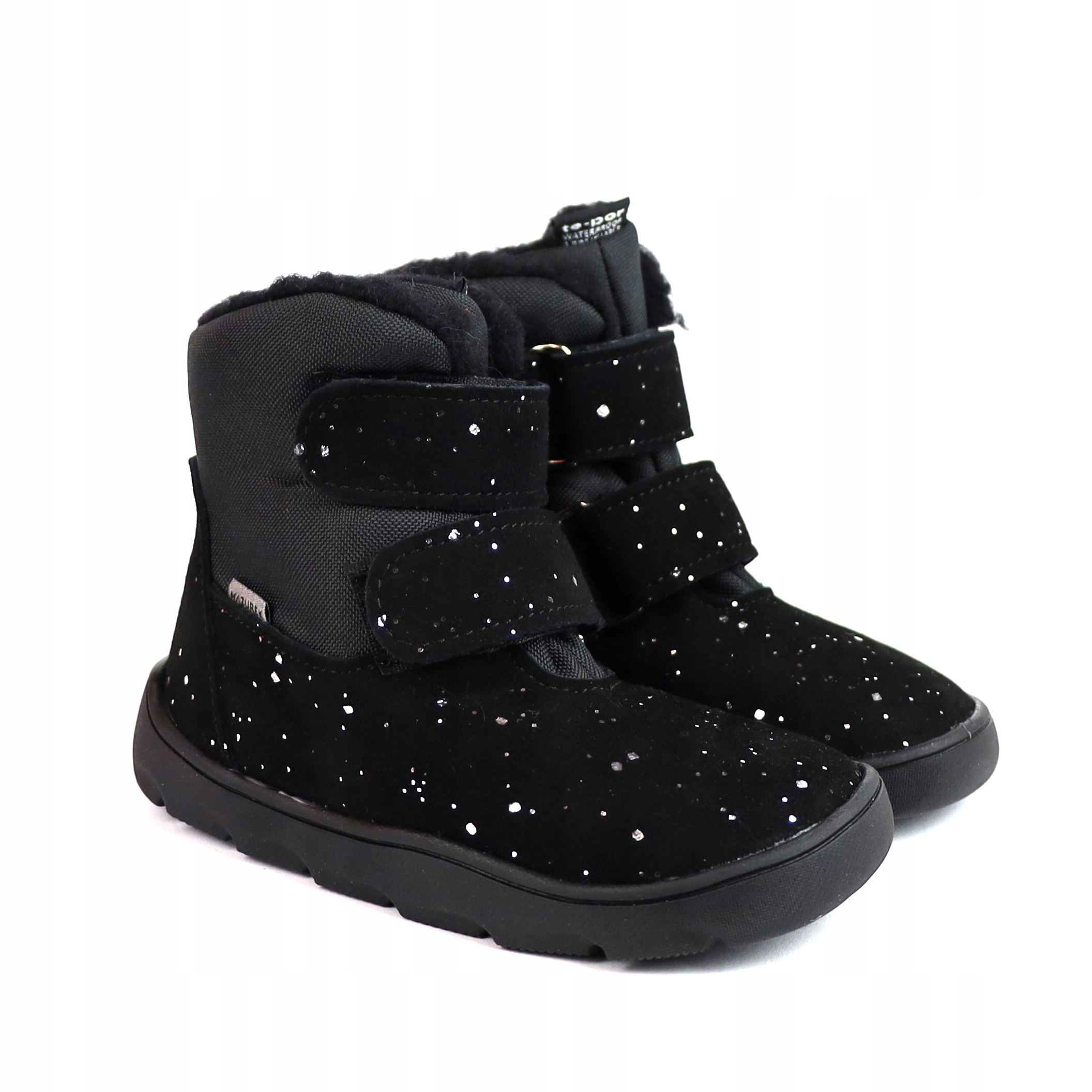 Buty zimowe Mazurek Barefoot 1370 Black Dots r. 26