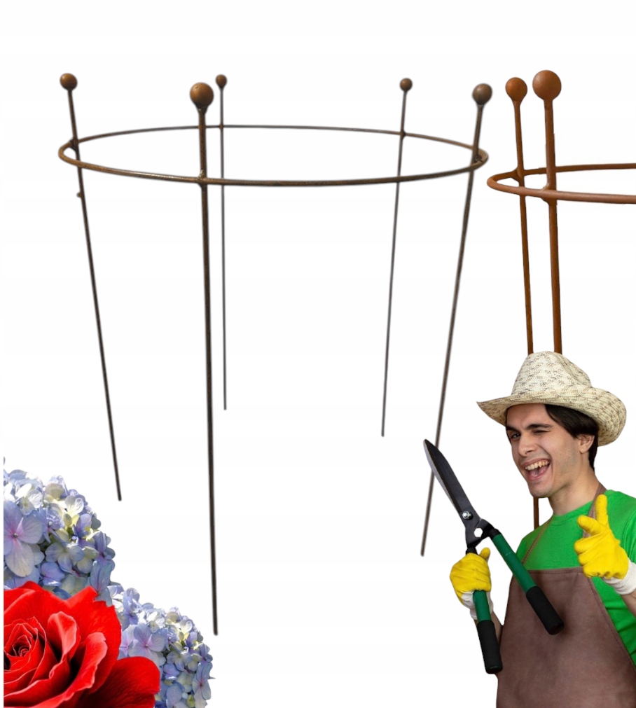 Podpora podpórki do roślin producent róż hortensji Pergola śr. 60 wys. 70cm