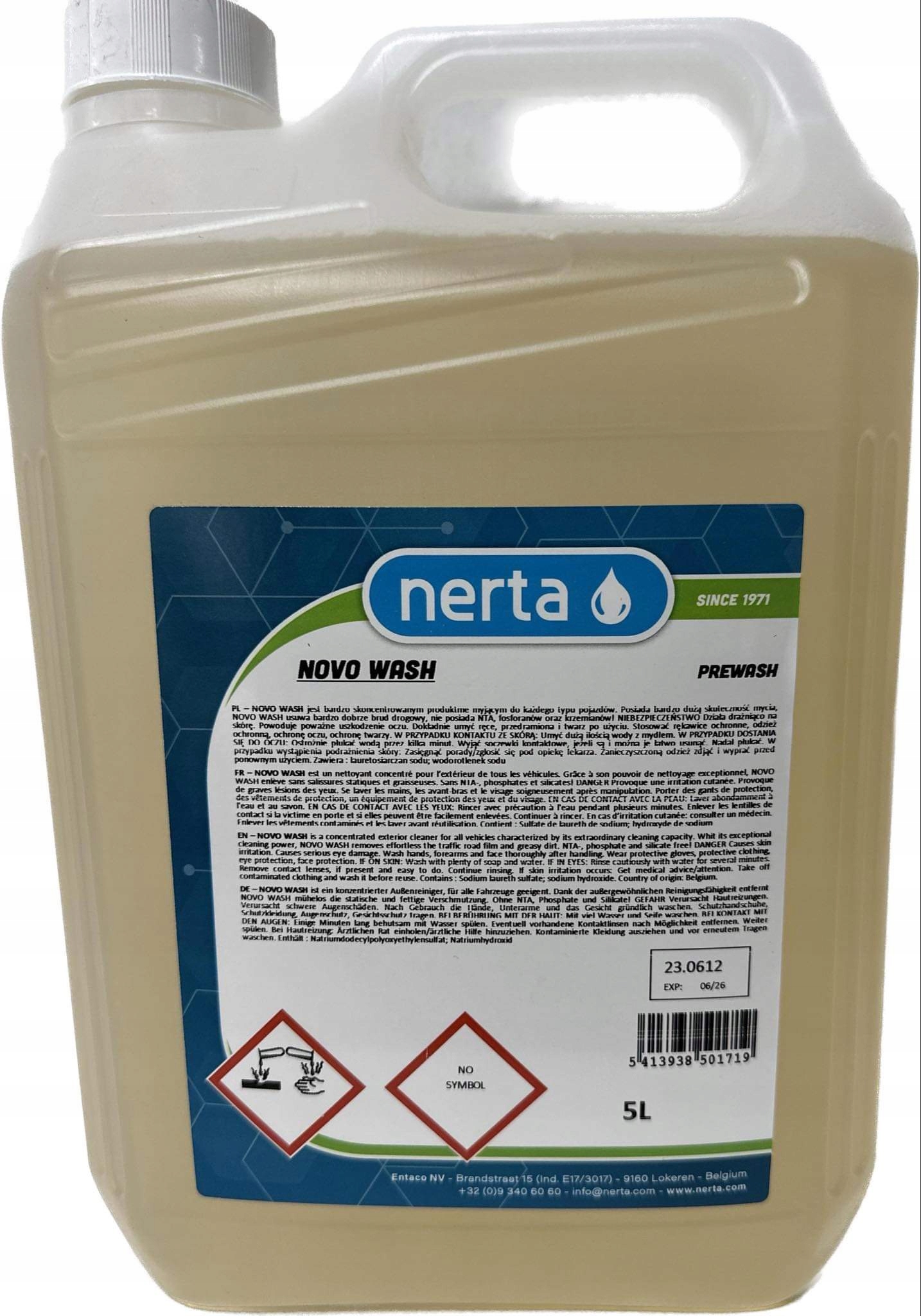 Piana aktywna Nerta Novo Wash, efekt śniegu 5 l