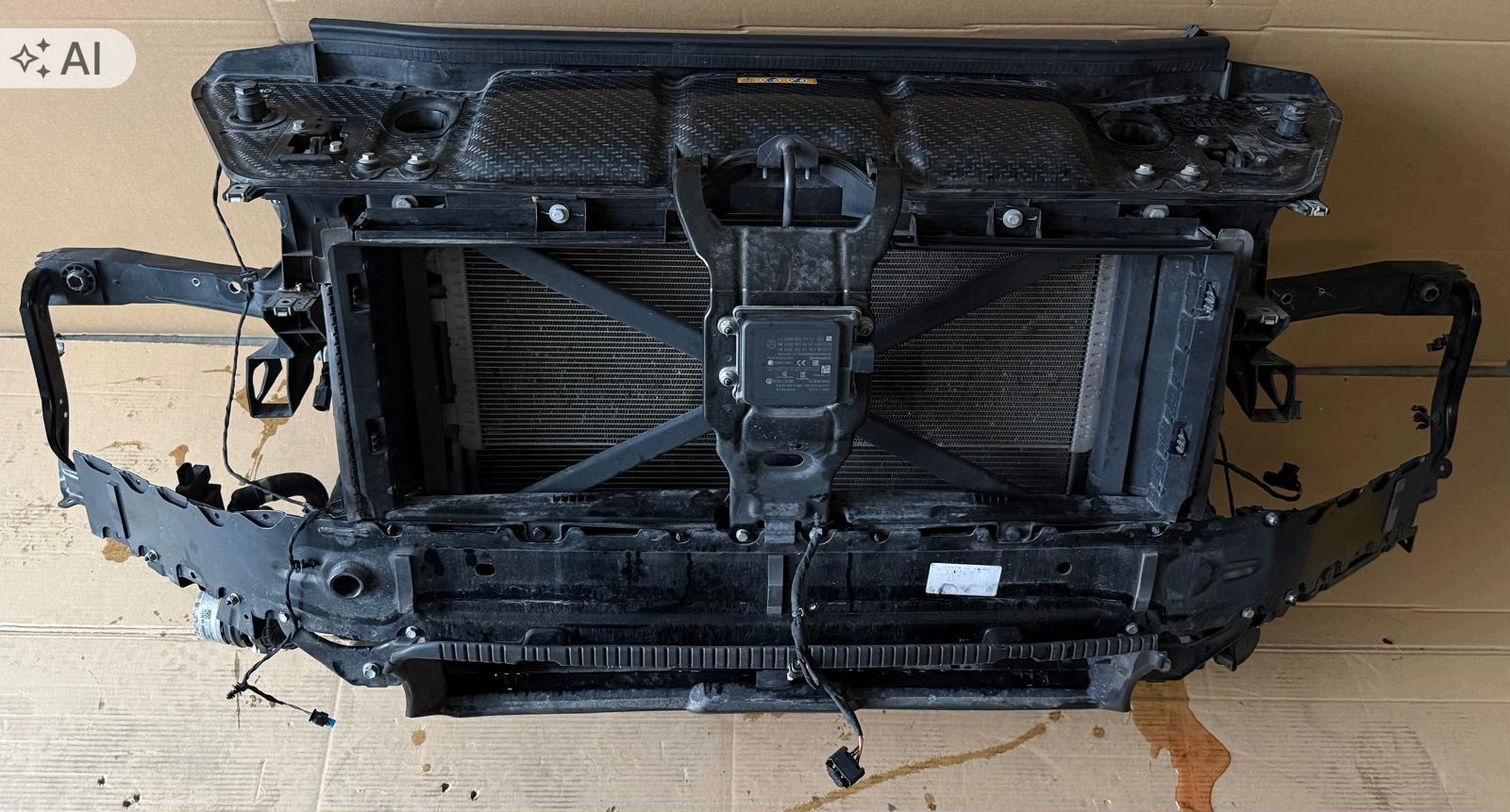 IDEALNY front panel, wall radiator fan RADAR MERCEDES GLS X167 450e