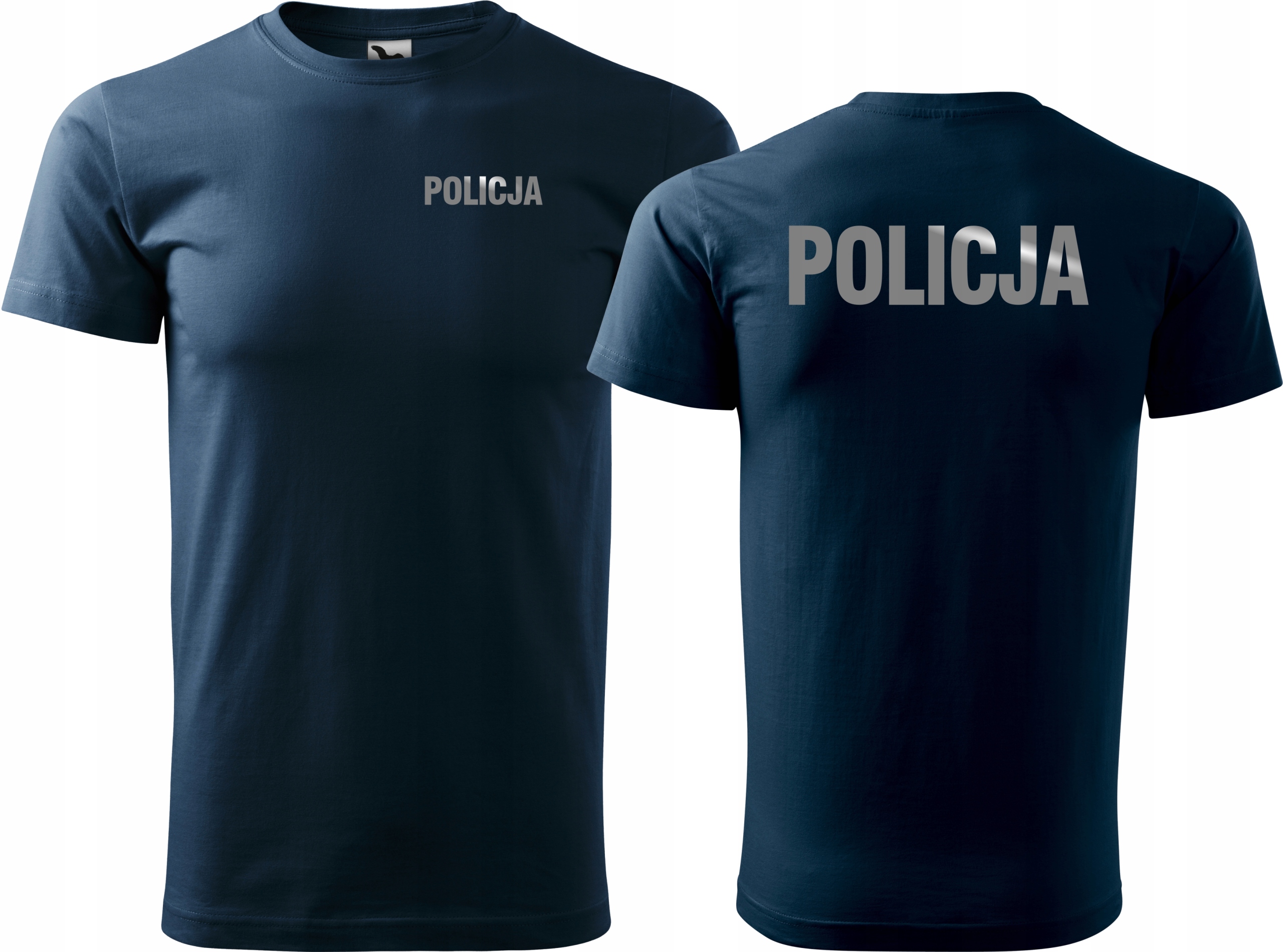 

Odblaskowa bawełniana Koszulka Policja T-shirt S