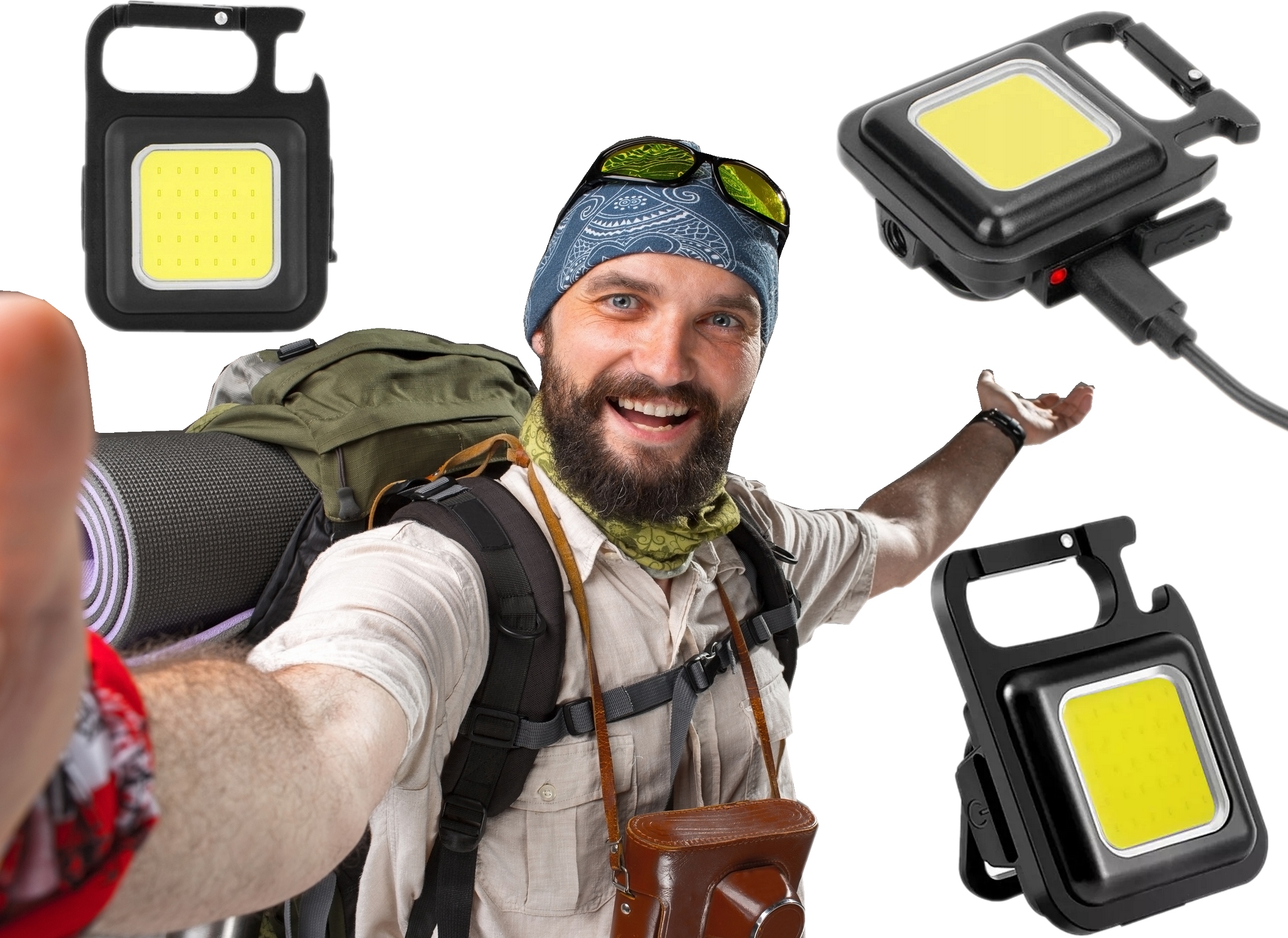 PREMIUM LAMPKA LATARKA AKUMULATOROWA USB TURYSTYCZNA LED halogen MP045 EAN (GTIN) 781420231822