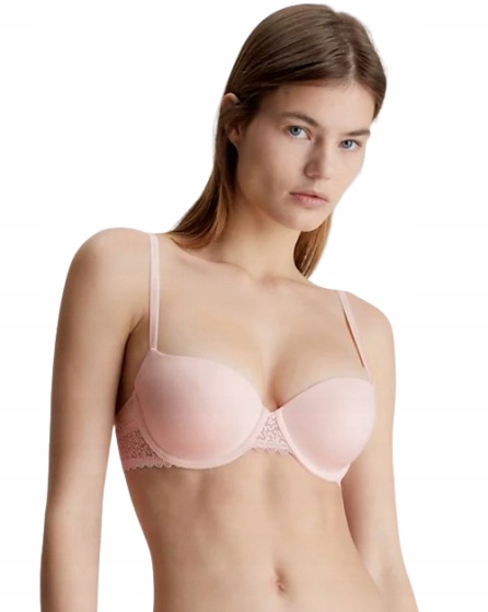 Calvin Klein Podprsenka S Krajkou A Logem Růžová 70A 2A1D4_D* 70A 2_1