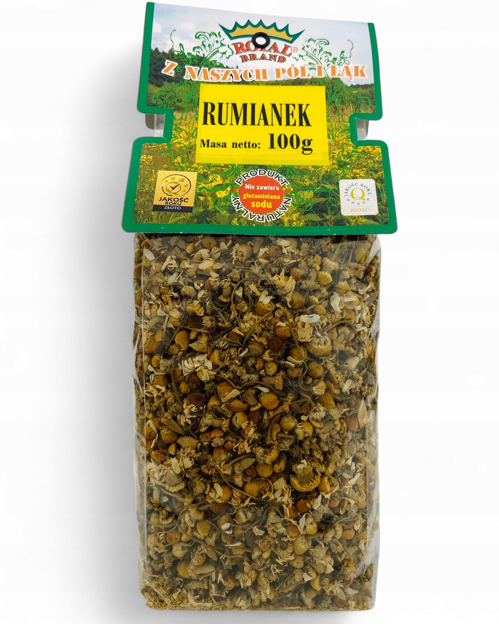 Royal Brand Heřmánek Čaj 100 g Heřmánkový košíček Květ