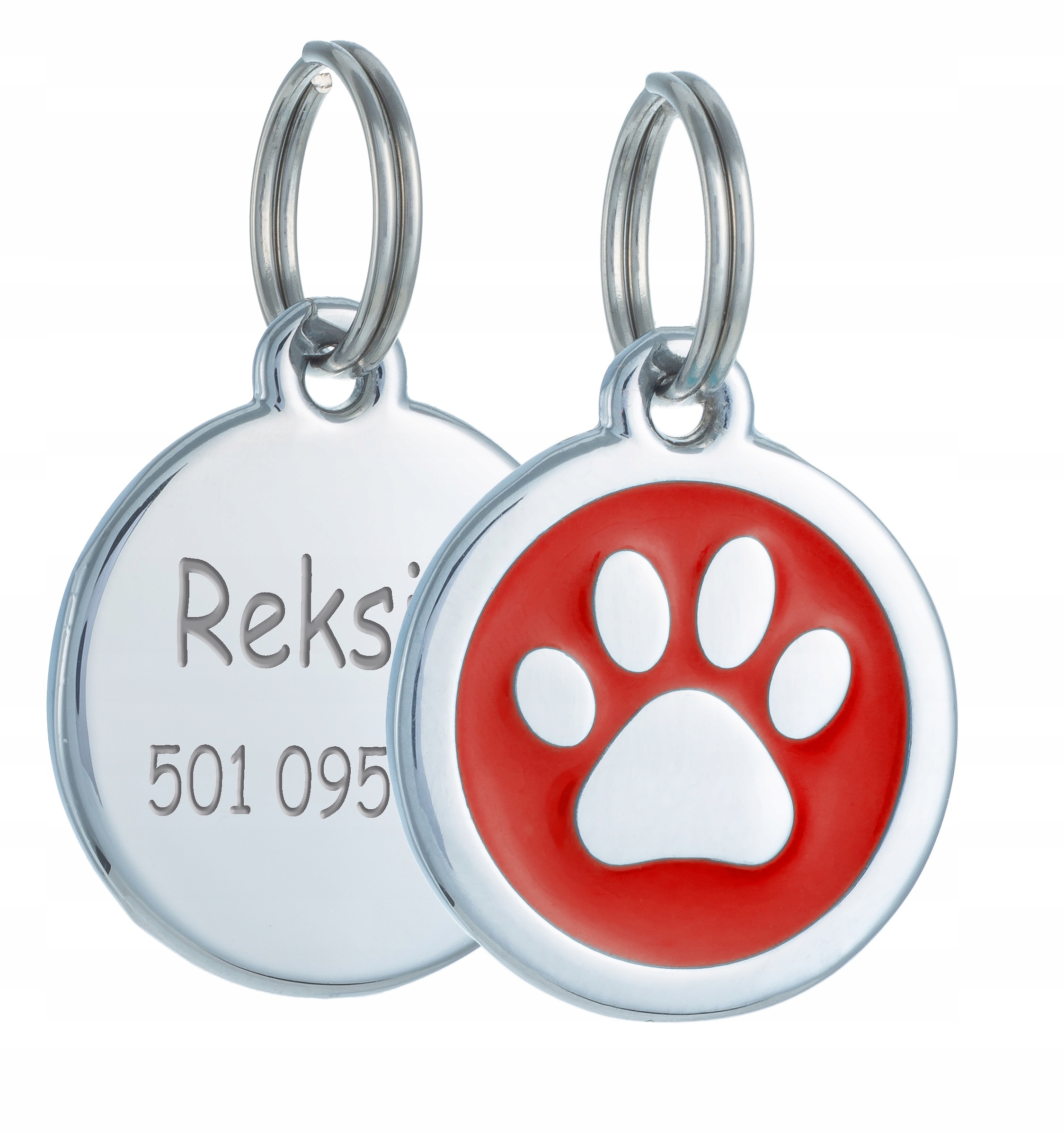 

Identyfikator Adresówka dla psa Grawer Łapka