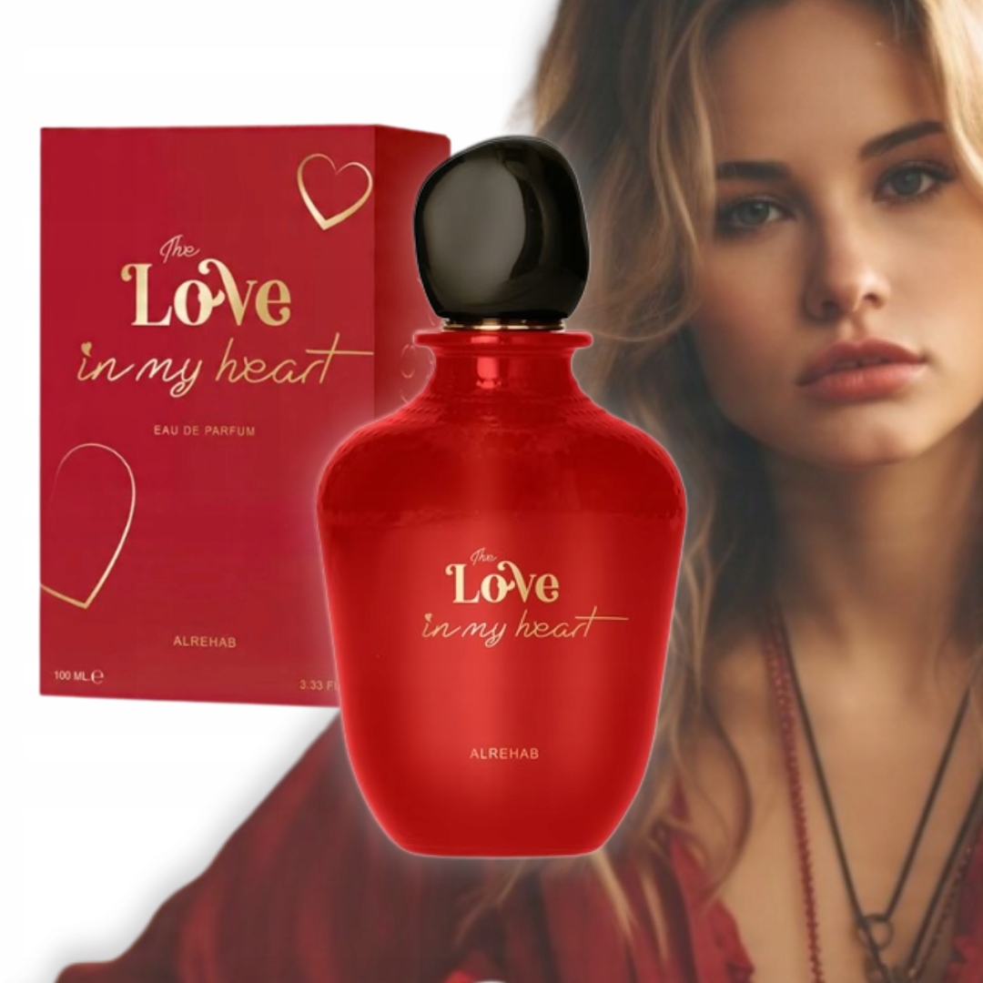The Love In My Heart Arabské Parfémy Ovocné Vanilkové 100 ml Al Rehab Edp