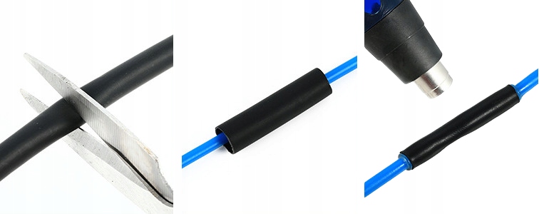 Rura Rurka Koszulka Termokurczliwa Ø6/1.5mm z klejem 1 metr Rodzaj termokurczliwa