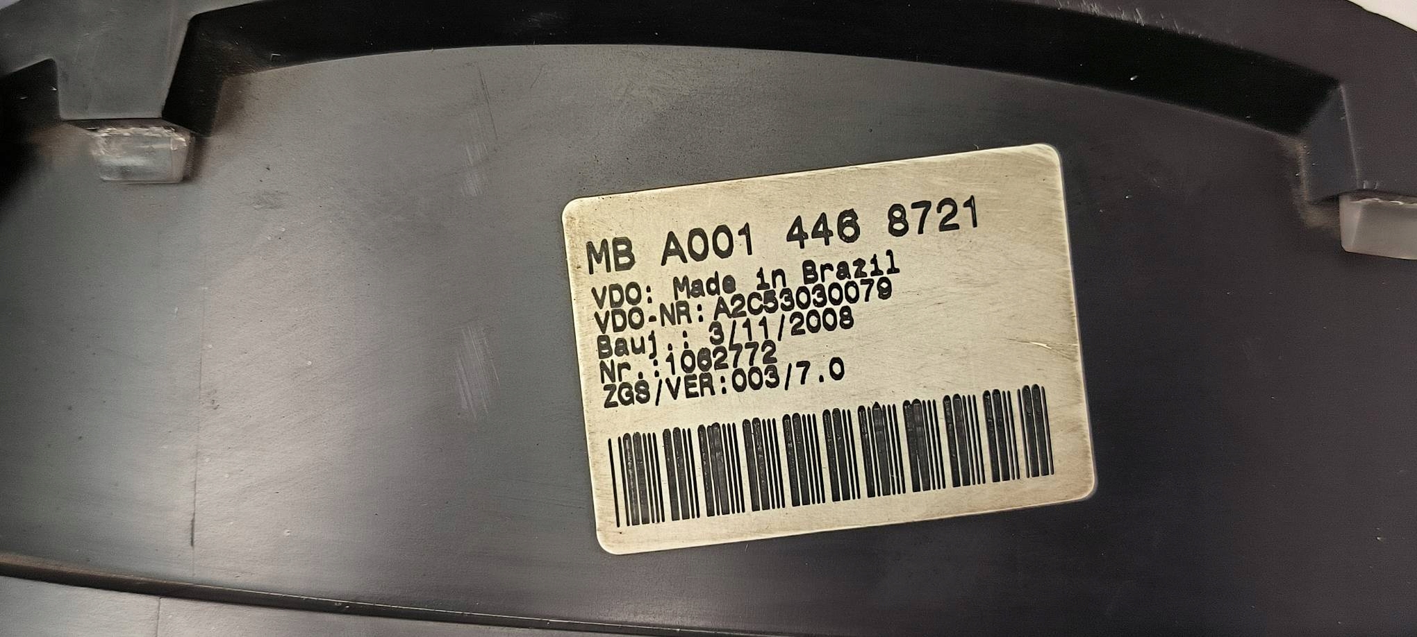 dials clock A0014468721 MERCEDES - BENZ SPRINTER 311
