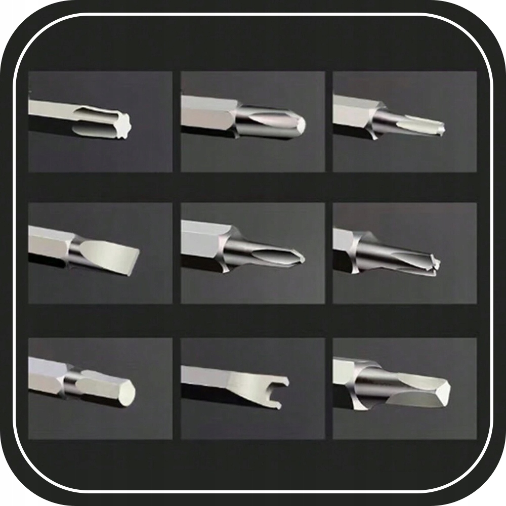 ZESTAW ŚRUBOKRĘTÓW WKRĘTAKÓW PRECYZYJNYCH NARZĘDZI BITY TORX 115 EL + ETUI Marka inna