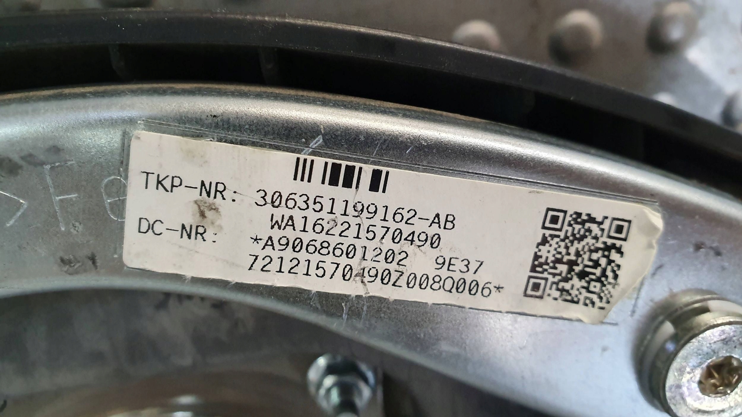 Airbag Deckel AIRBAG MERCEDES SPRINTER W906 06- A9068601202