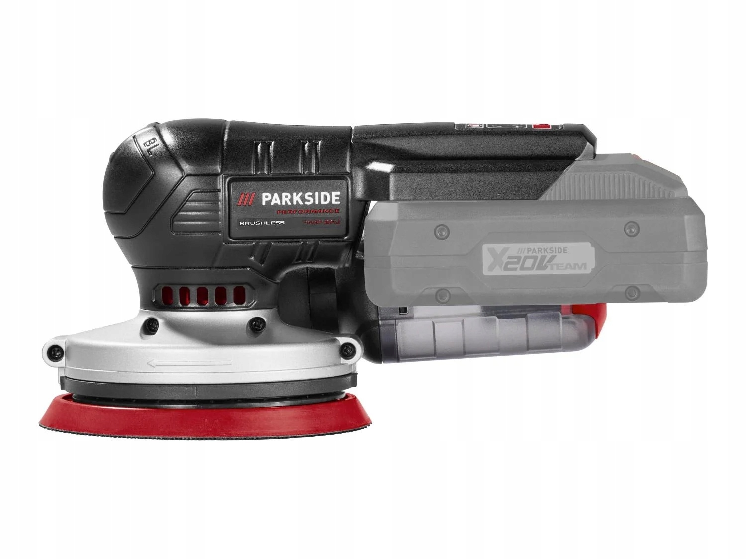 PARKSIDE PERFORMANCE SZLIFIERKA MIMOŚRODOWA AKUMULATOROWA 20V PAESP 20Li A2 Seria PAESP 20-LI A2