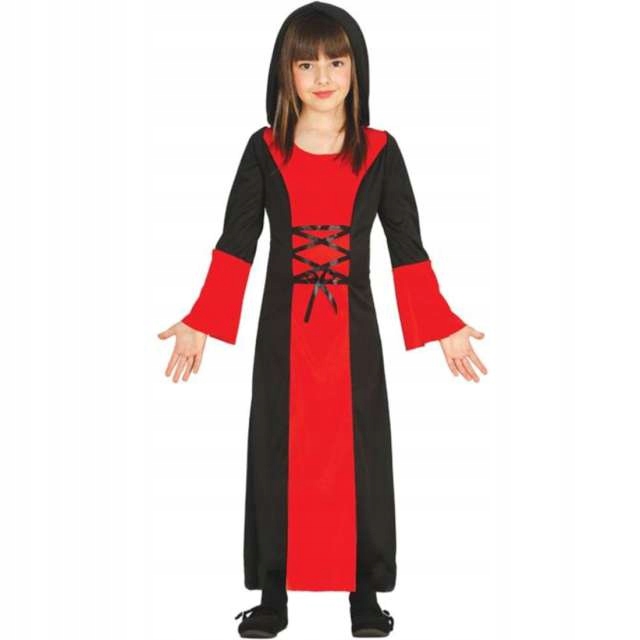STRÓJ dziecko CZAROWNICA wampirzyca HALLOWEEN