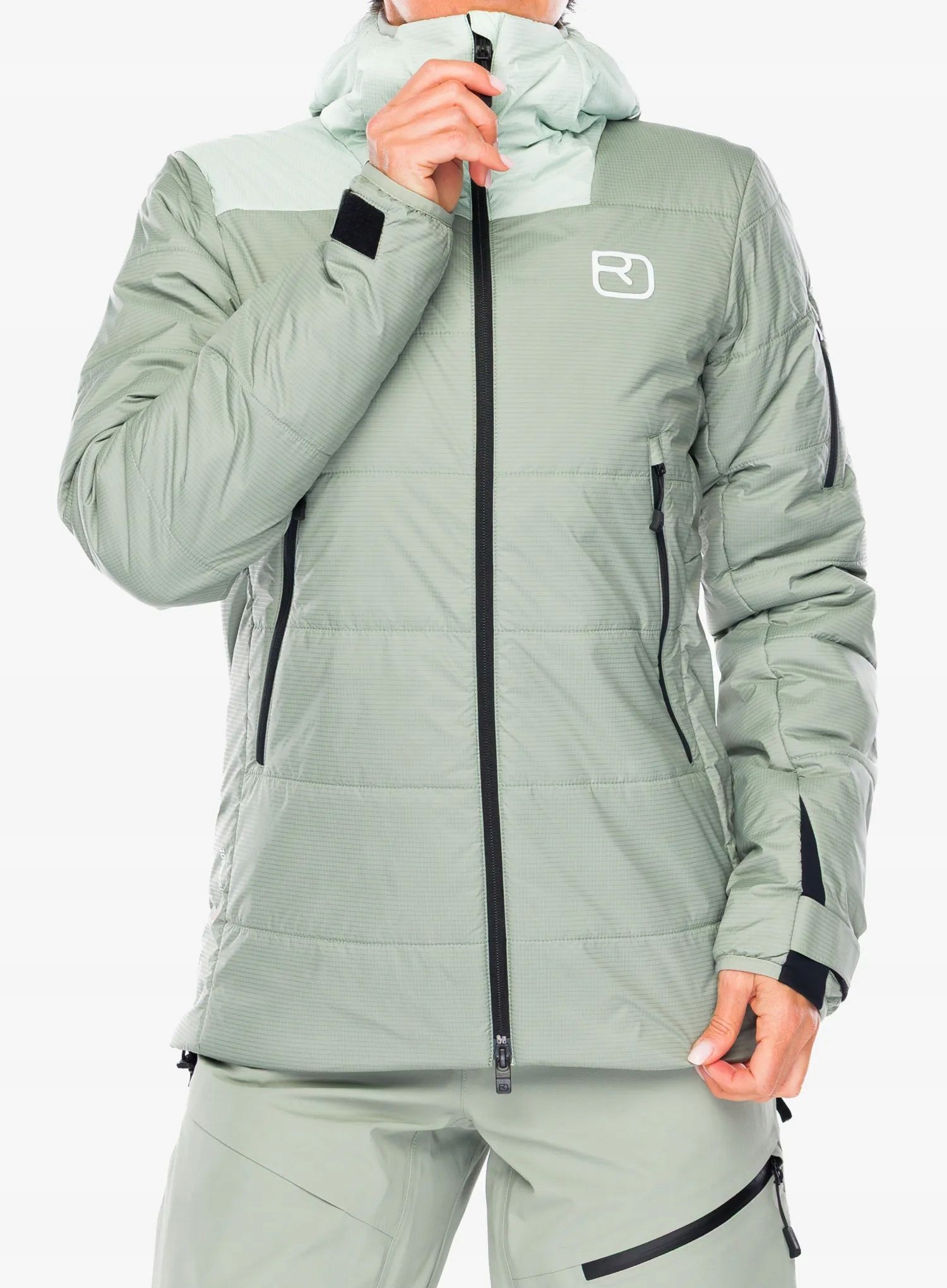 Kurtka narciarska damska Ortovox Swisswool Zinal Jacket green sage S